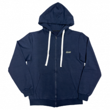 LERATON WEAR Худи на молнии «Leraton» с вышивкой тёмно-синяя, размер XL