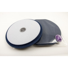 мягкий тонкий полировальный круг Nanolex Polishing pad soft, dark blue 90mm.