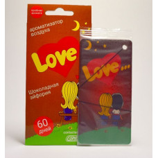 Ароматизатор картон LOVE IS Шоколадная Эйфория